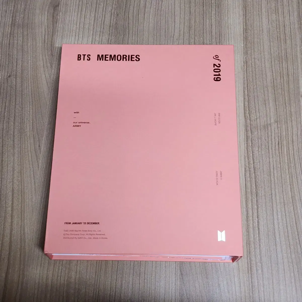 BTS 2019 Memories 메모리즈DVD+특전액자